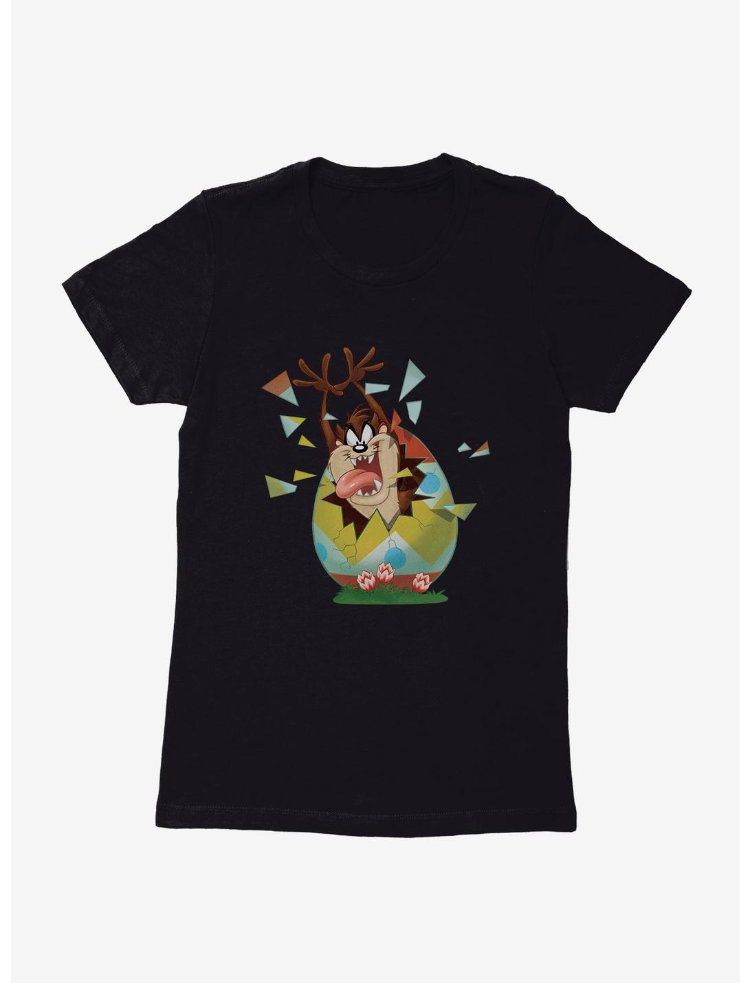 Looney Tunes Easter Tasmanian Devil Womens T-Shirt, BLACK, hi-res