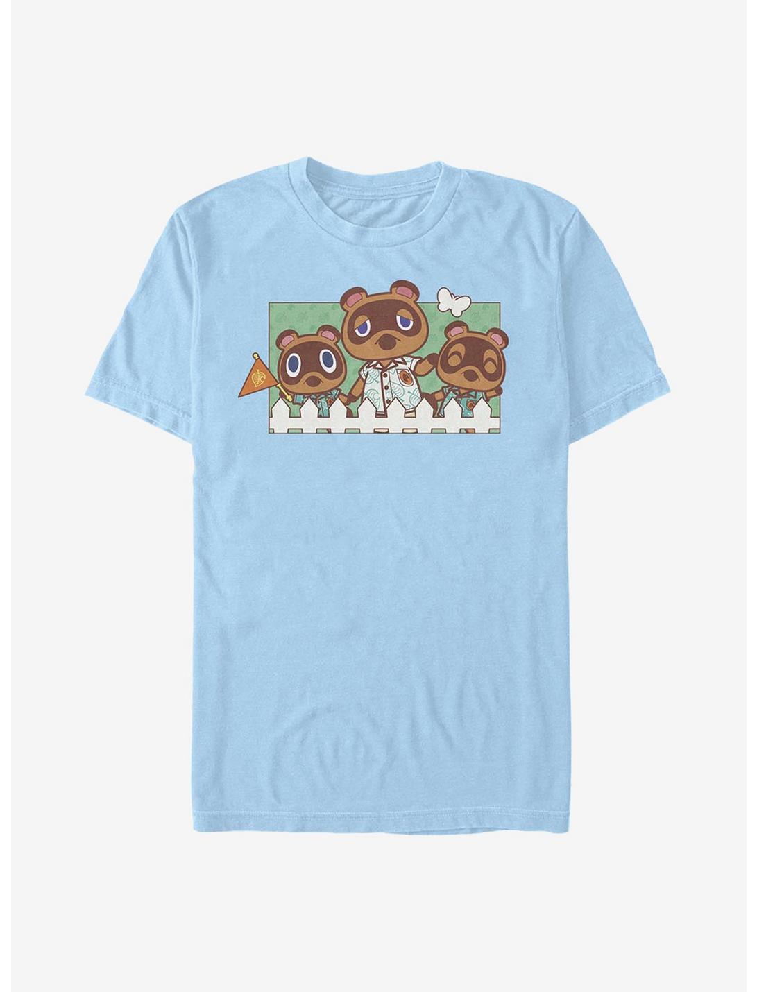 Animal Crossing: New Horizons Nook Family T-Shirt, LT BLUE, hi-res