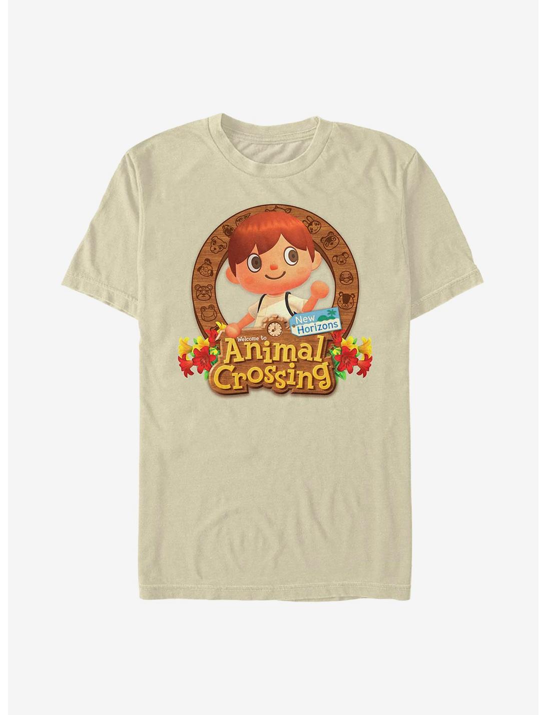 Animal Crossing: New Horizons Villager Emblem T-Shirt, SAND, hi-res