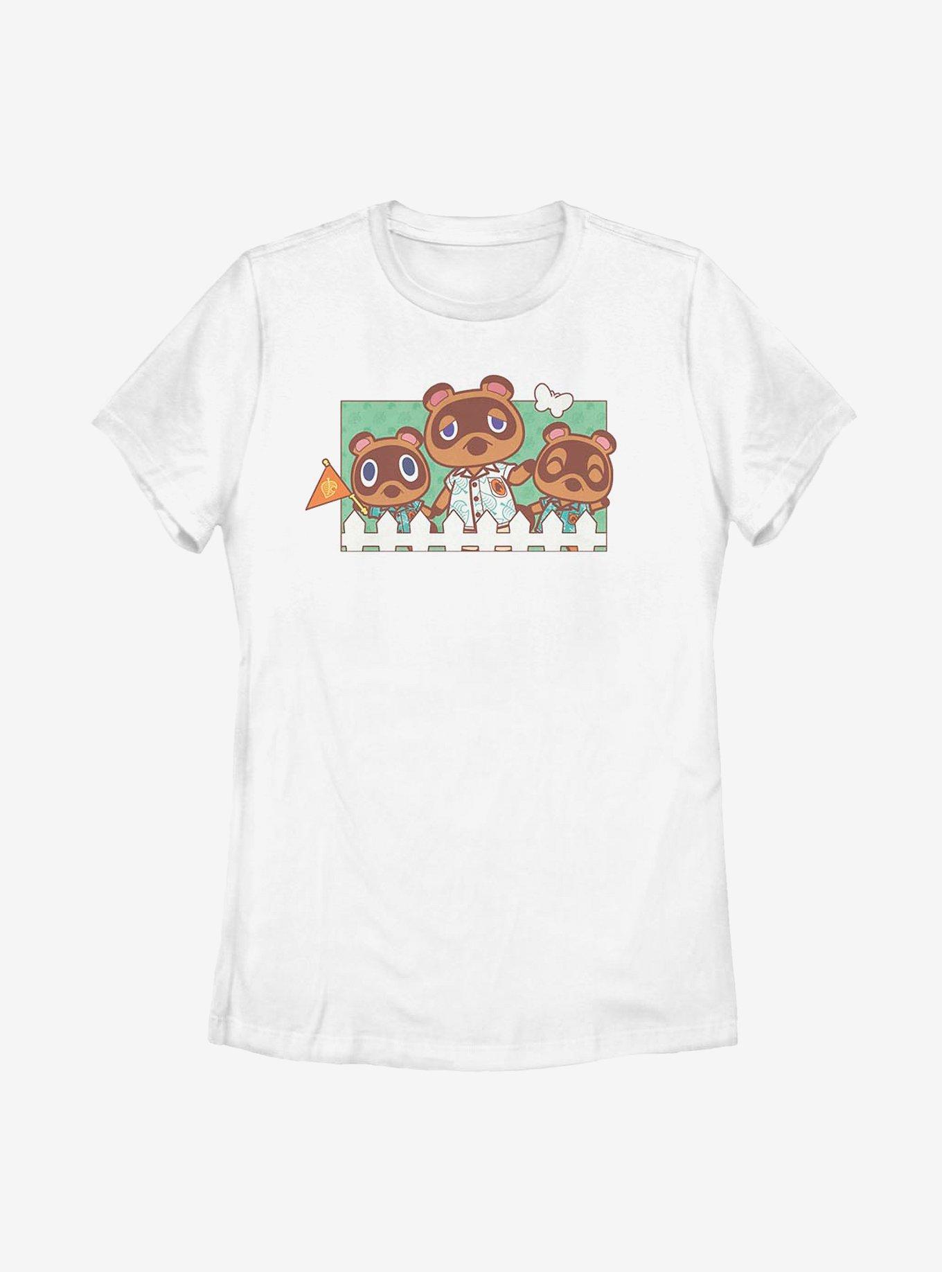 Animal Crossing: New Horizons Nook Family Womens T-Shirt, , hi-res
