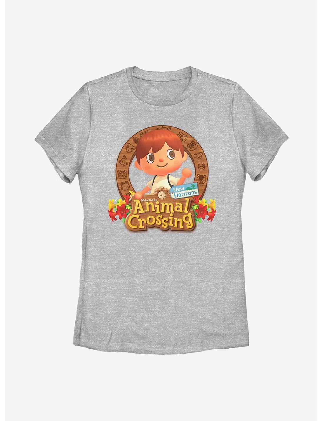Animal Crossing: New Horizons Villager Emblem Womens T-Shirt, ATH HTR, hi-res
