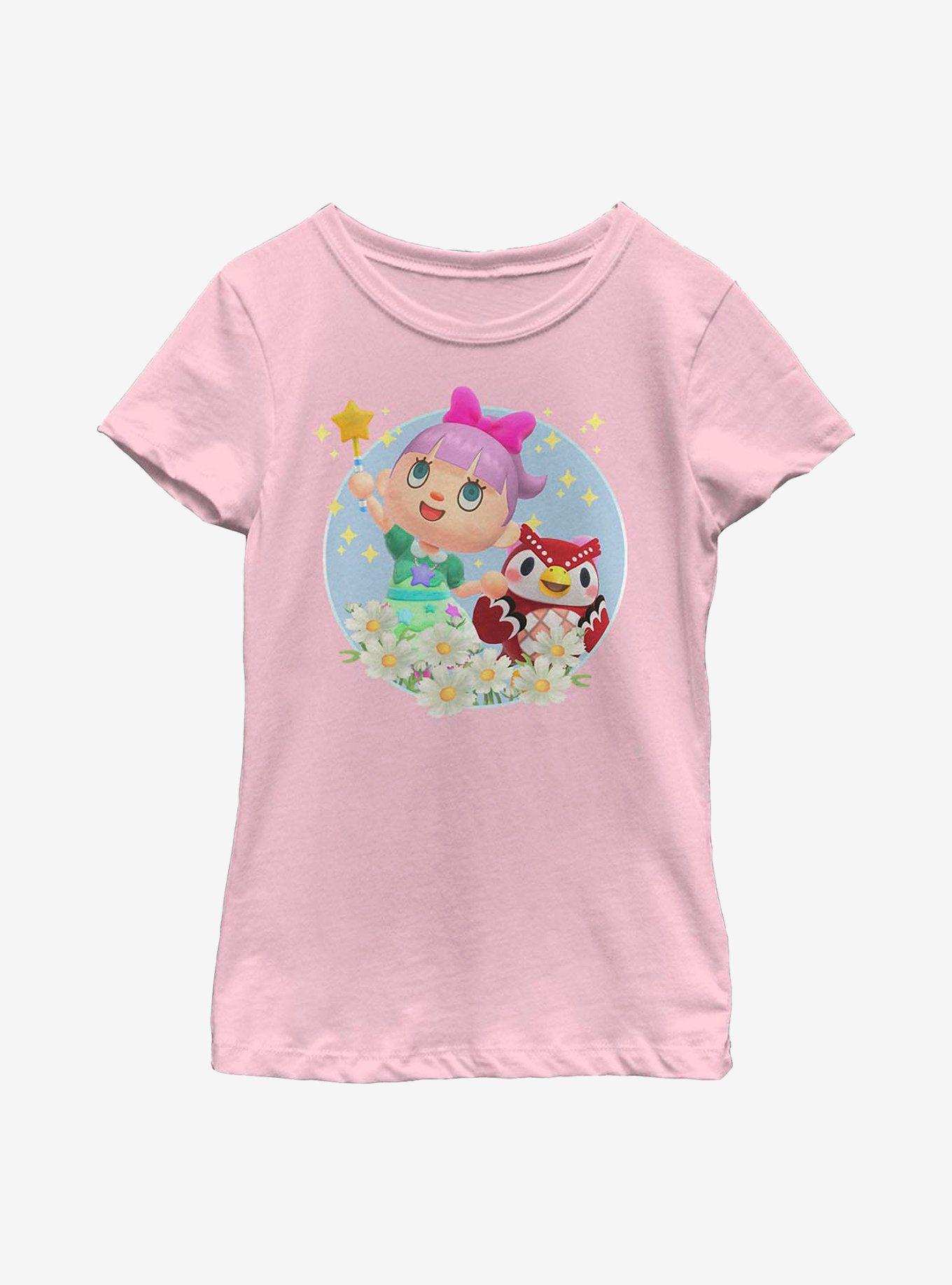 Animal Crossing: New Horizons Celeste Flowers Youth Girls T-Shirt, , hi-res