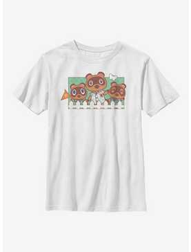 Animal Crossing: New Horizons Nook Family Youth T-Shirt, , hi-res