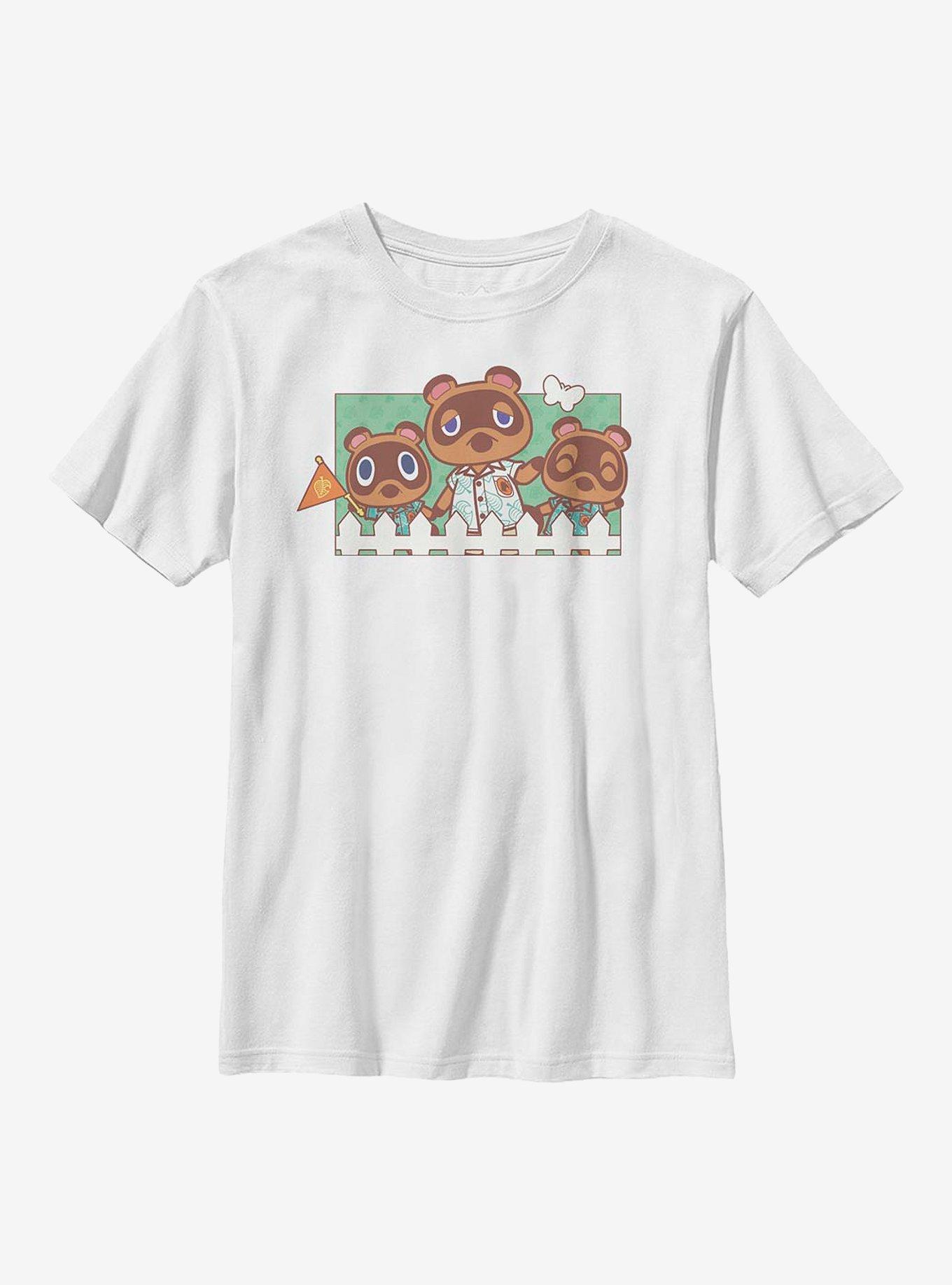 Animal Crossing: New Horizons Nook Family Youth T-Shirt, , hi-res