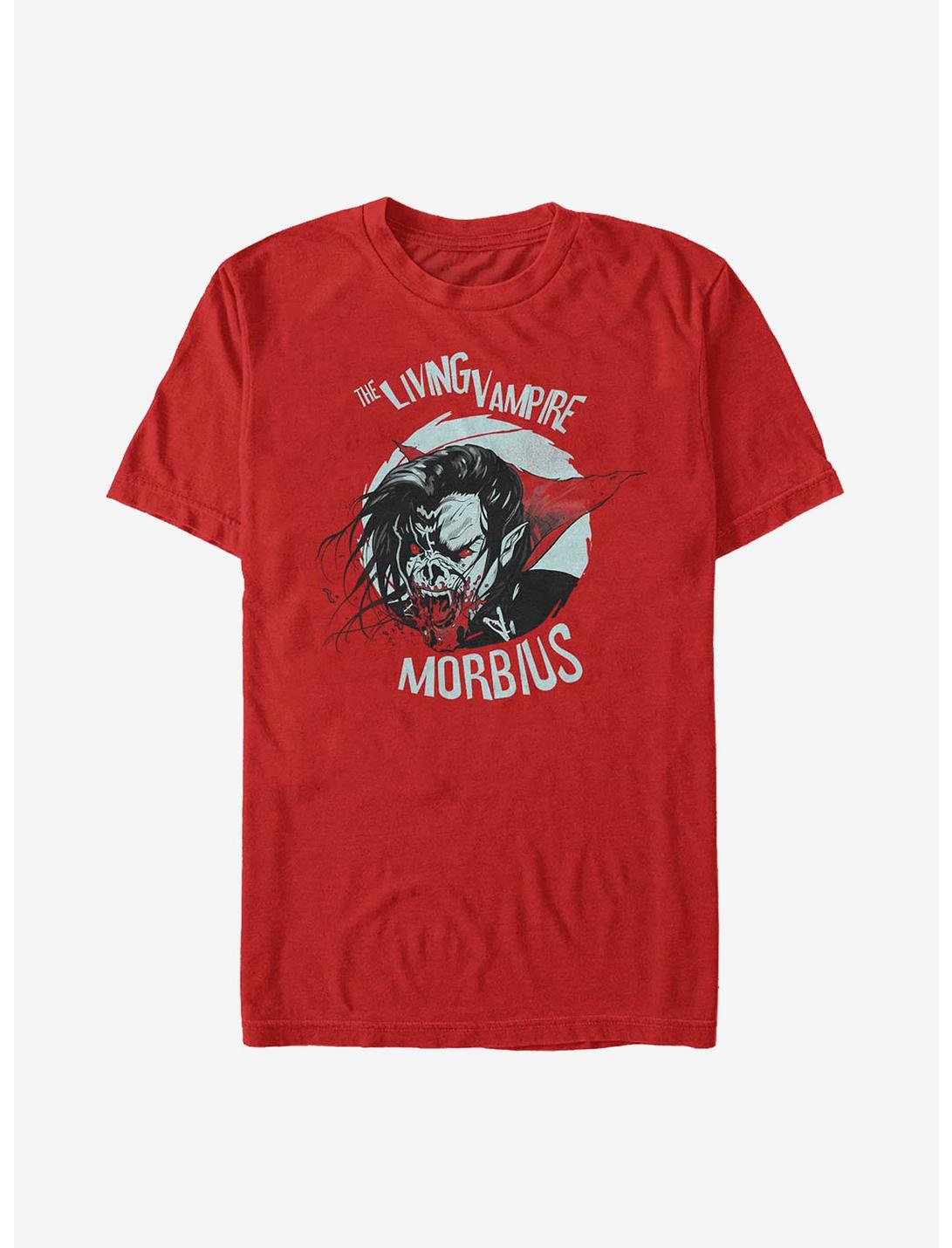 Marvel Morbius The Living Vampire Hunger T-Shirt, RED, hi-res