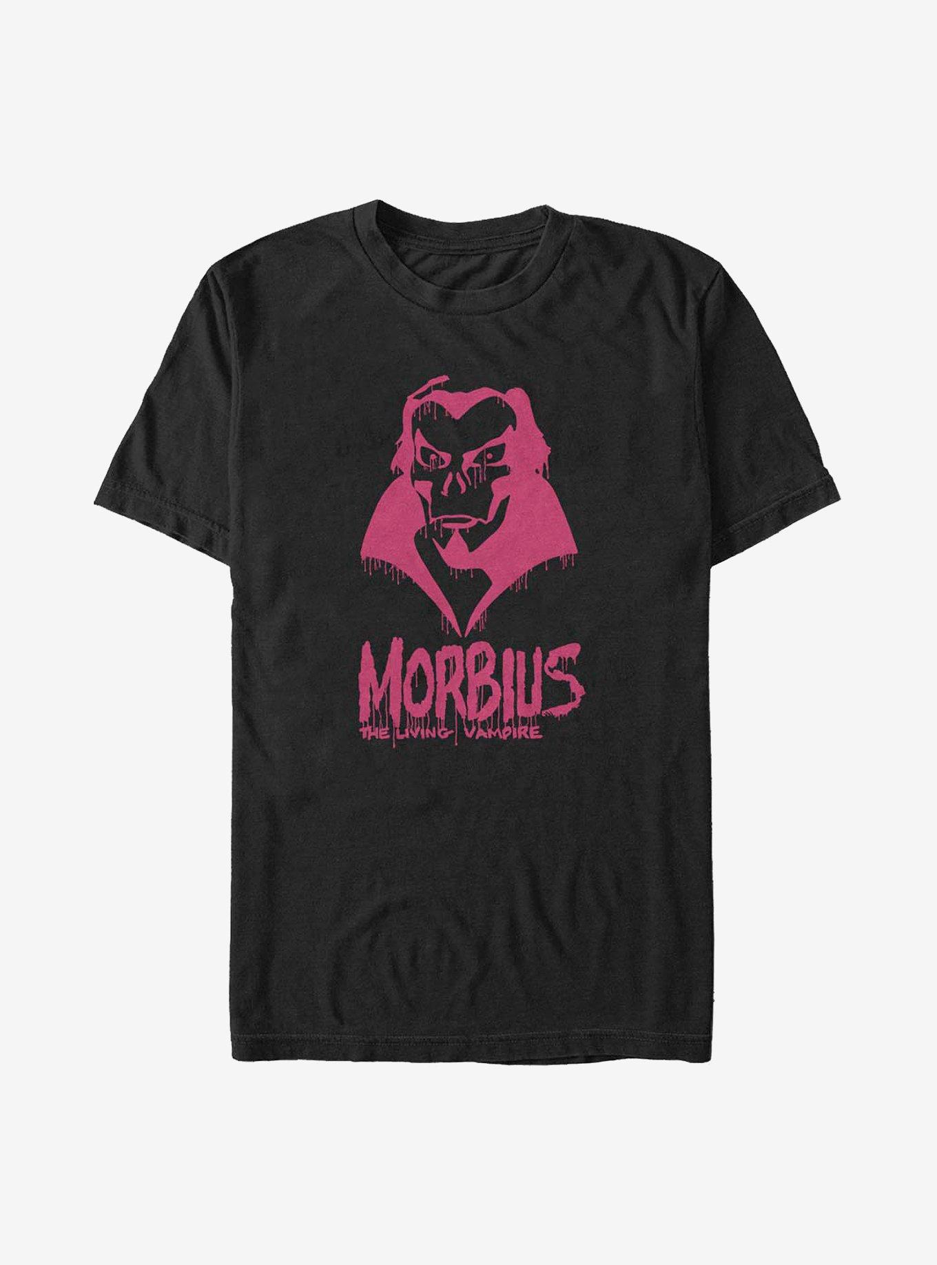 Marvel Morbius The Living Vampire Paint T-Shirt, BLACK, hi-res