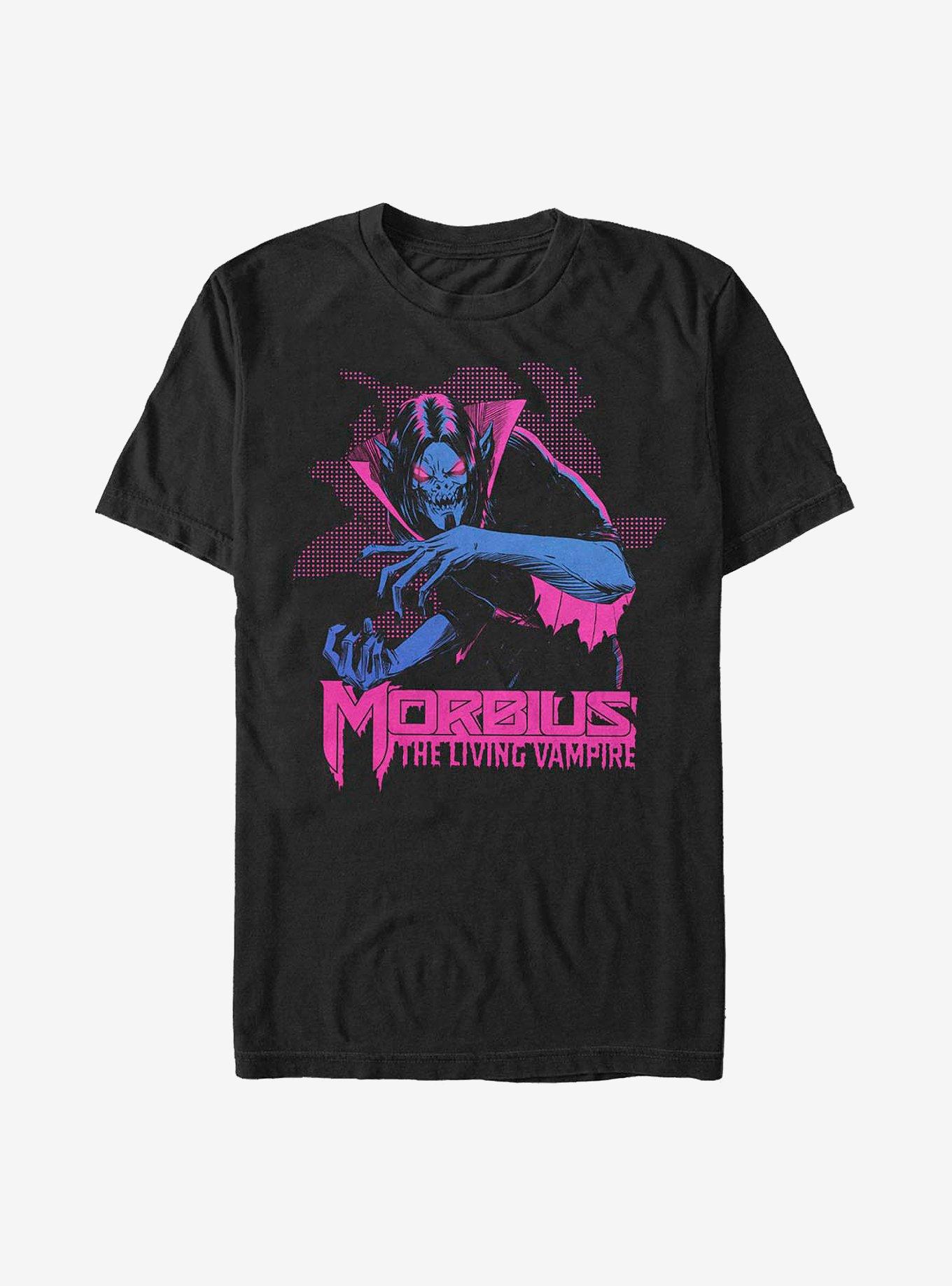 Marvel Morbius The Living Vampire Neon T-Shirt, , hi-res