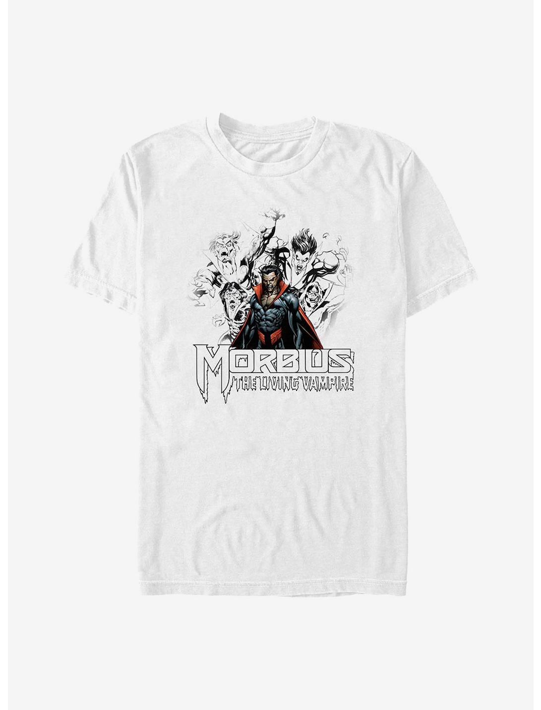 Marvel Morbius The Living Vampire Sketch T-Shirt, WHITE, hi-res