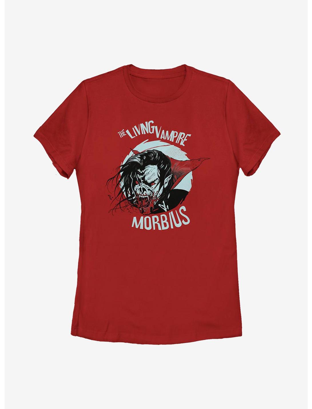 Marvel Morbius The Living Vampire Hunger Womens T-Shirt, RED, hi-res