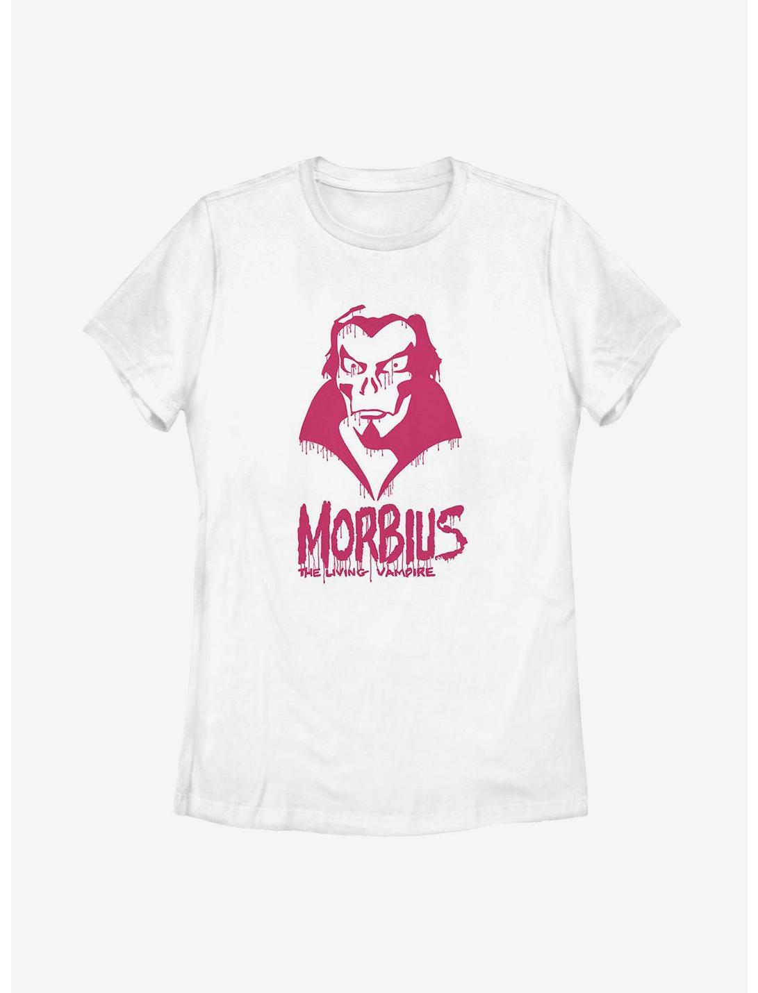 Marvel Morbius The Living Vampire Paint Womens T-Shirt, WHITE, hi-res