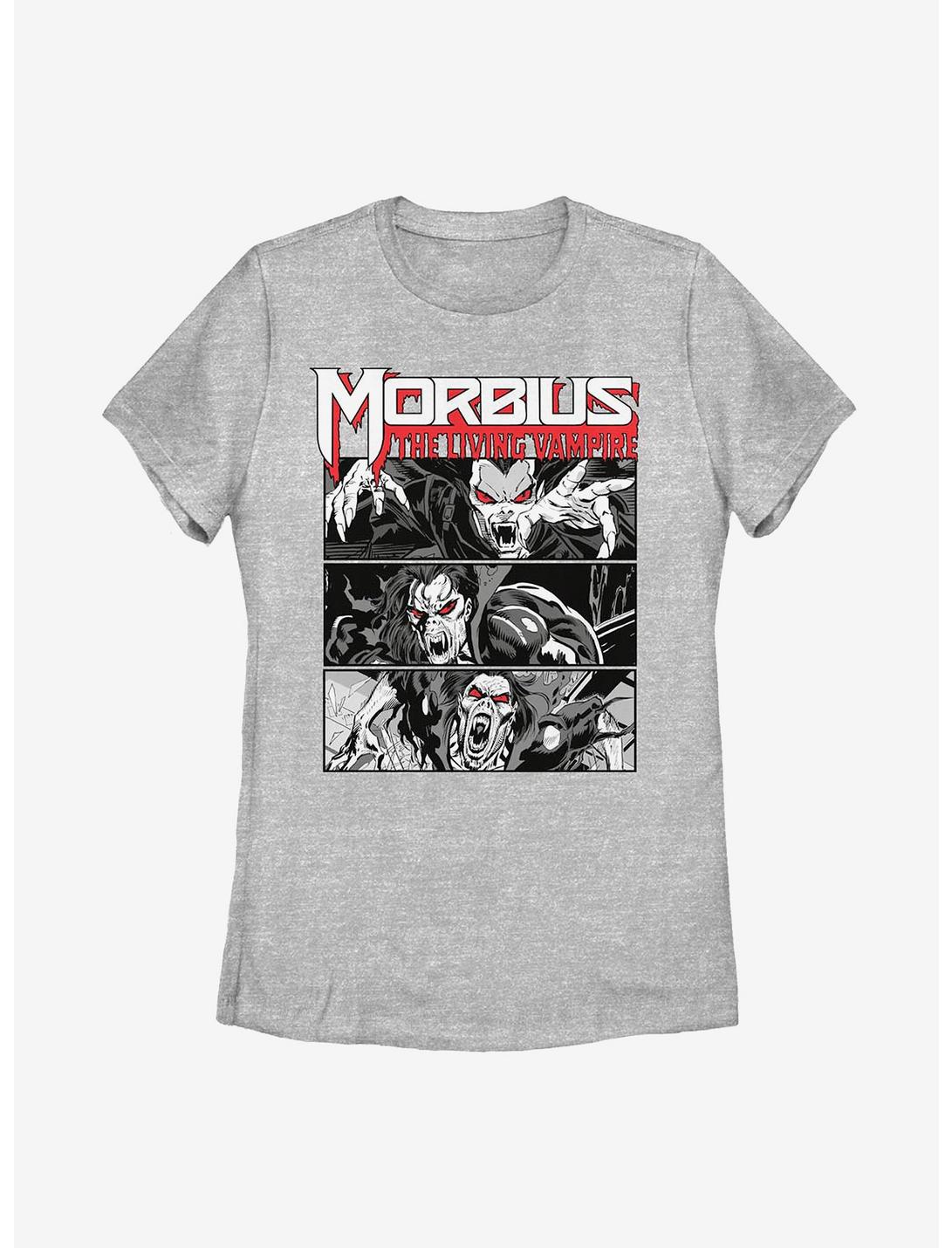 Marvel Morbius The Living Vampire Panels Womens T-Shirt, ATH HTR, hi-res