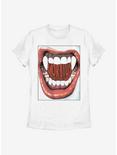 Marvel Morbius The Living Vampire Teeth Womens T-Shirt, WHITE, hi-res