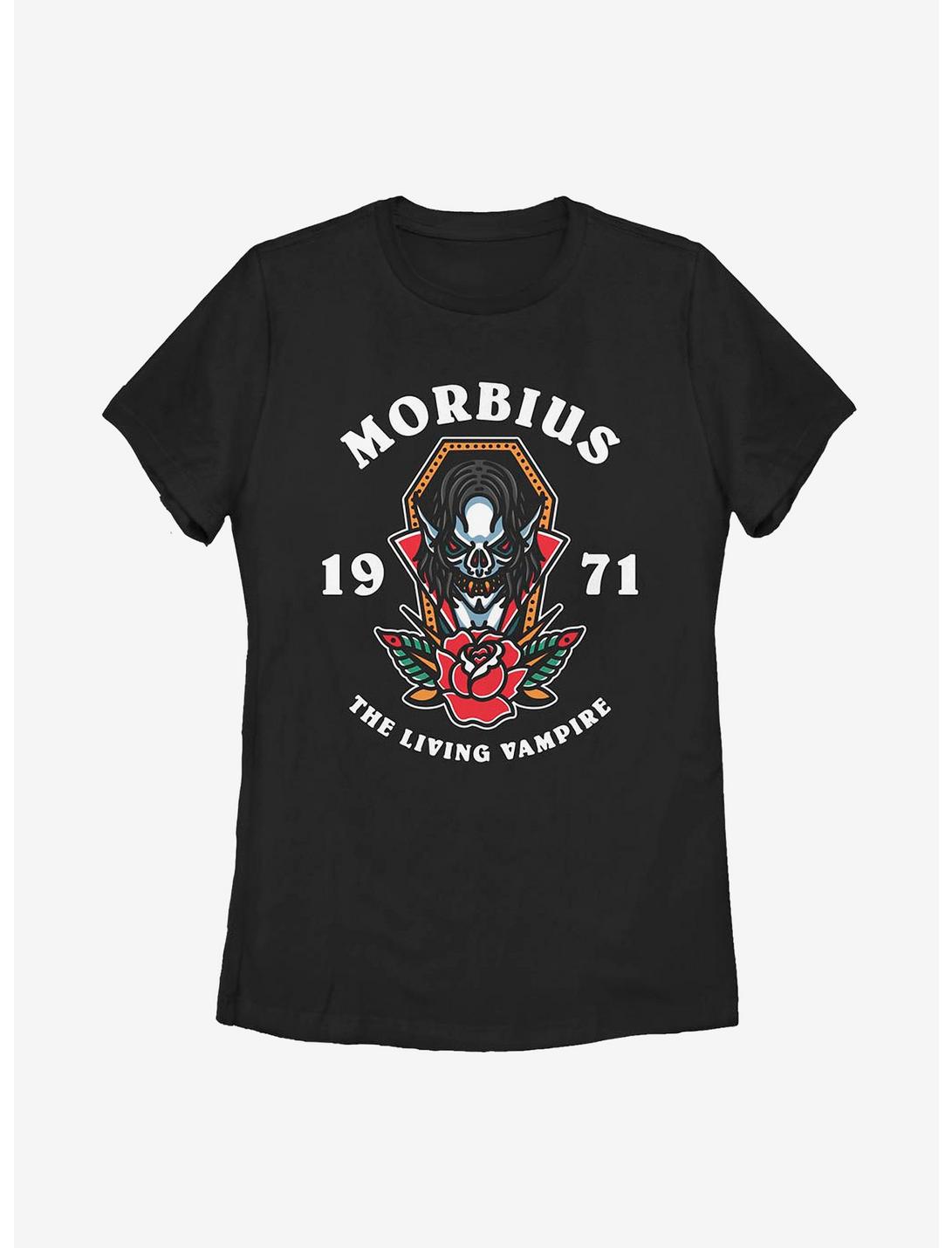 Marvel Morbius The Living Vampire 1971 Womens T-Shirt, BLACK, hi-res