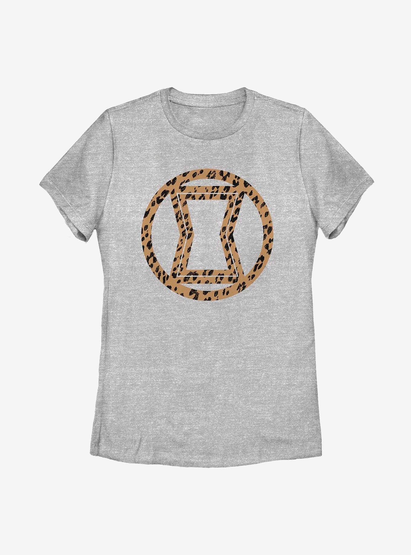 Marvel Black Widow Icon Leopard Fill Womens T-Shirt, , hi-res