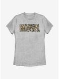 Marvel Leopard Script Womens T-Shirt, ATH HTR, hi-res