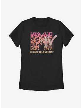MTV Leopard Print Neon Icon Womens T-Shirt, , hi-res