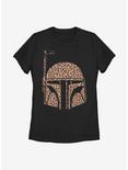 Star Wars Boba Fett Helmet Cheetah Womens T-Shirt, BLACK, hi-res