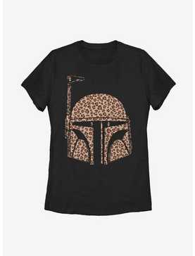 Star Wars Boba Fett Helmet Cheetah Womens T-Shirt, , hi-res