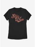 Star Wars Cheetah Script Womens T-Shirt, BLACK, hi-res