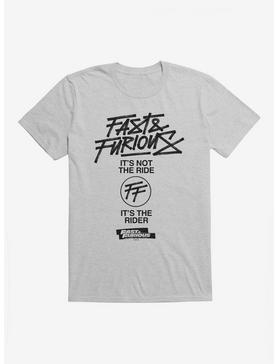 Fast & Furious It's The Rider FF Logo T-Shirt, HEATHER GREY, hi-res