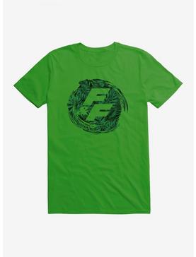 Fast & Furious Palm Leaf Circle T-Shirt, GREEN APPLE, hi-res