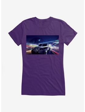 Fast & Furious Highway Lights Art Girls T-Shirt, , hi-res
