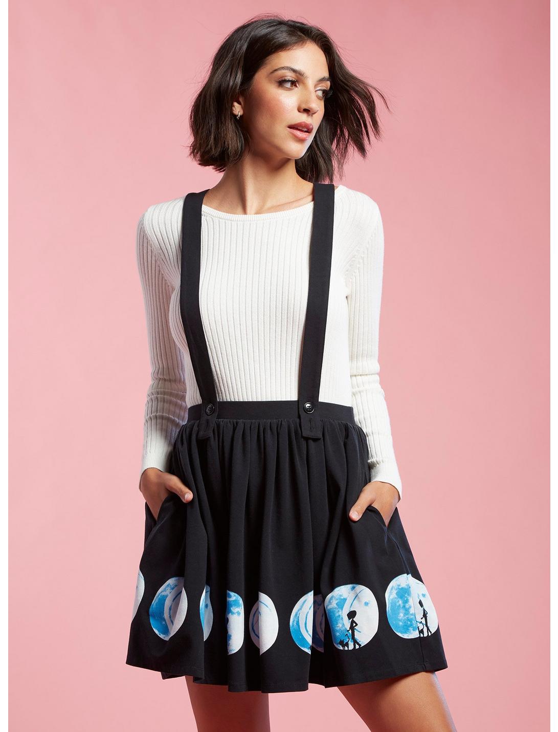 Coraline Button Moon Suspender Skirt, MULTI, hi-res