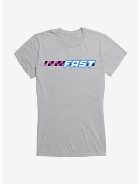Fast & Furious Fast Checkered Track Girls T-Shirt, , hi-res