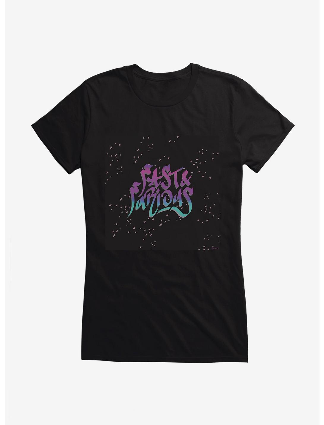 Fast & Furious Title Grafitti Girls T-Shirt, , hi-res
