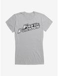 Fast & Furious Title Metallic Script Girls T-Shirt, , hi-res