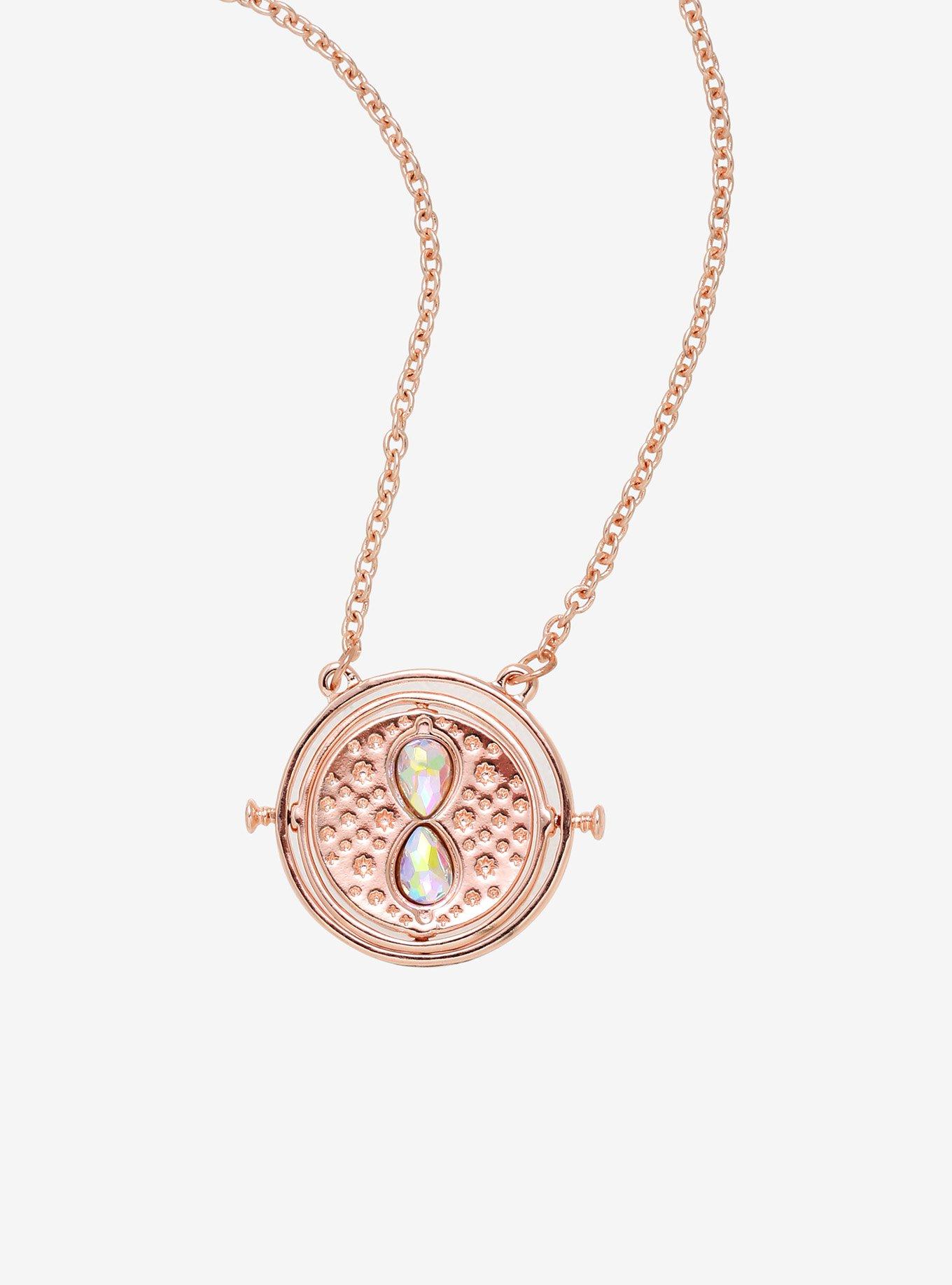 Harry Potter Rose Gold Time Turner Necklace, , hi-res