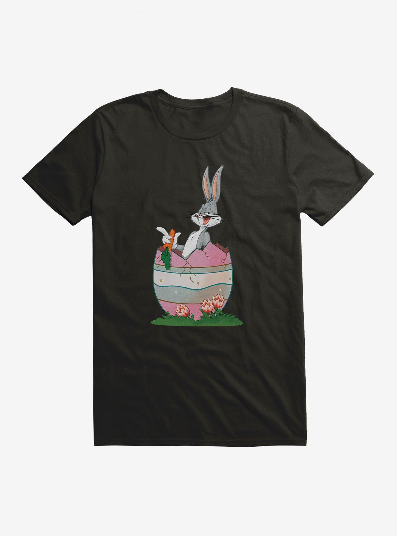 Looney Tunes Easter Bugs Bunny Carrot T-Shirt, BLACK, hi-res