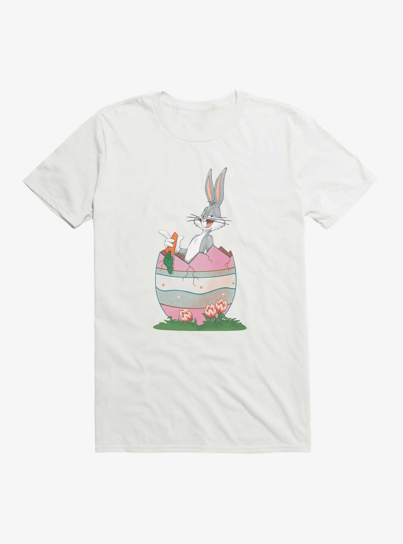 Looney Tunes Easter Bugs Bunny Carrot T-Shirt, WHITE, hi-res