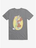 Looney Tunes Easter Bugs Bunny Chocolate Gift T-Shirt, STORM GREY, hi-res