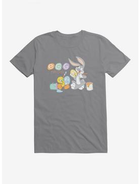 Looney Tunes Easter Bugs Bunny Tweety Eggheads T-Shirt, STORM GREY, hi-res