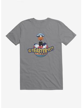 Looney Tunes Easter Daffy Duck Is It Easter Yet? T-Shirt, STORM GREY, hi-res