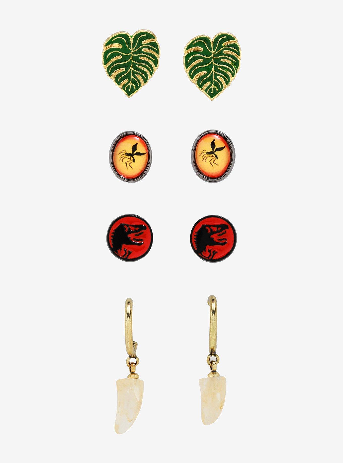 Jurassic World Dino Earring Set, , hi-res