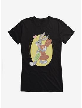 Looney Tunes Easter Bugs Bunny Chocolate Gift Girls T-Shirt, BLACK, hi-res