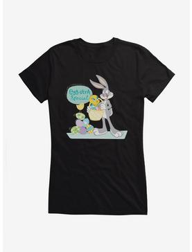 Looney Tunes Easter Bugs Bunny Tweety Egg-Stra Special! Girls T-Shirt, BLACK, hi-res