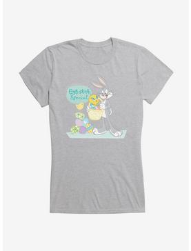 Looney Tunes Easter Bugs Bunny Tweety Egg-Stra Special! Girls T-Shirt, HEATHER, hi-res