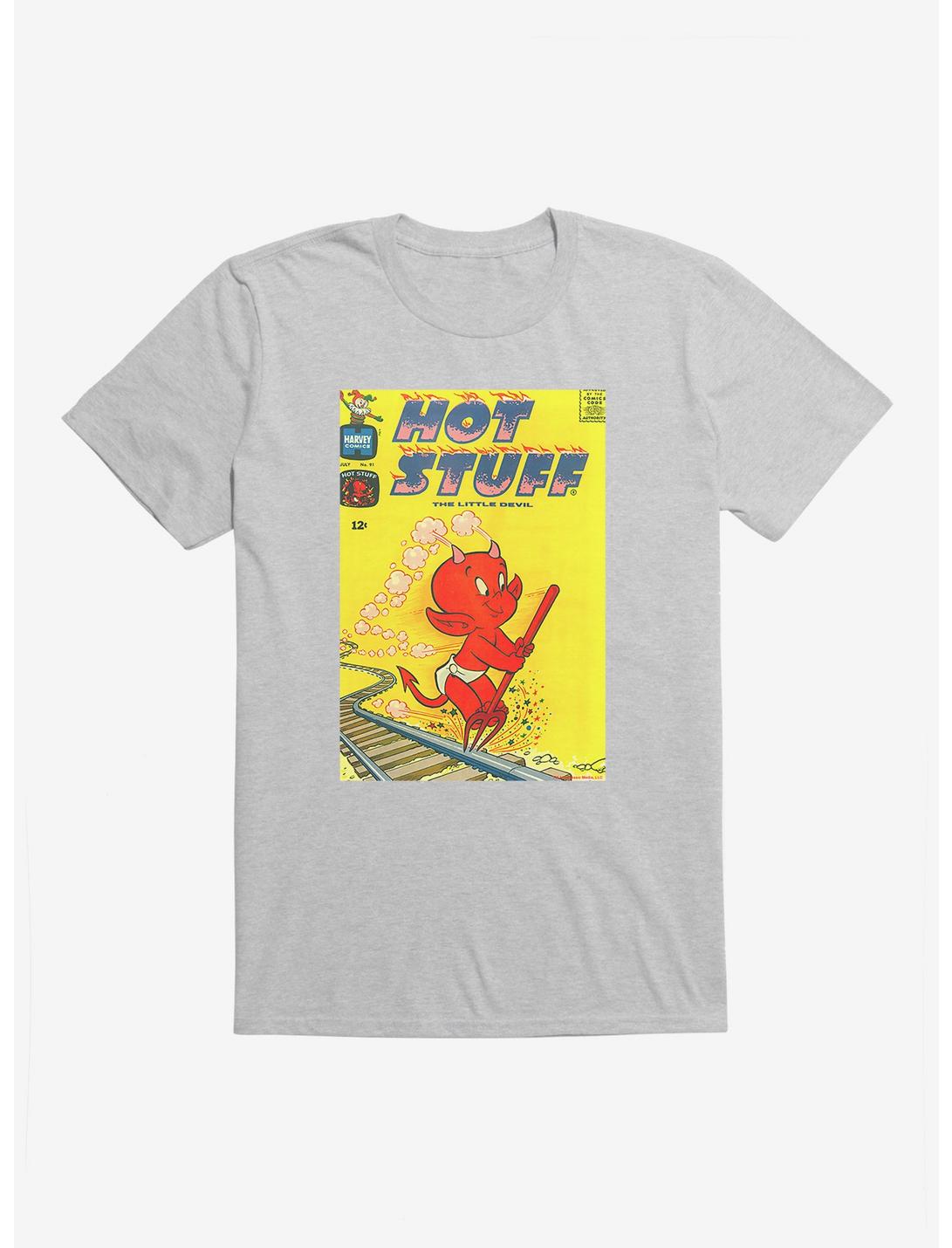 Hot Stuff The Little Devil Railroad Comic Cover T-Shirt, , hi-res