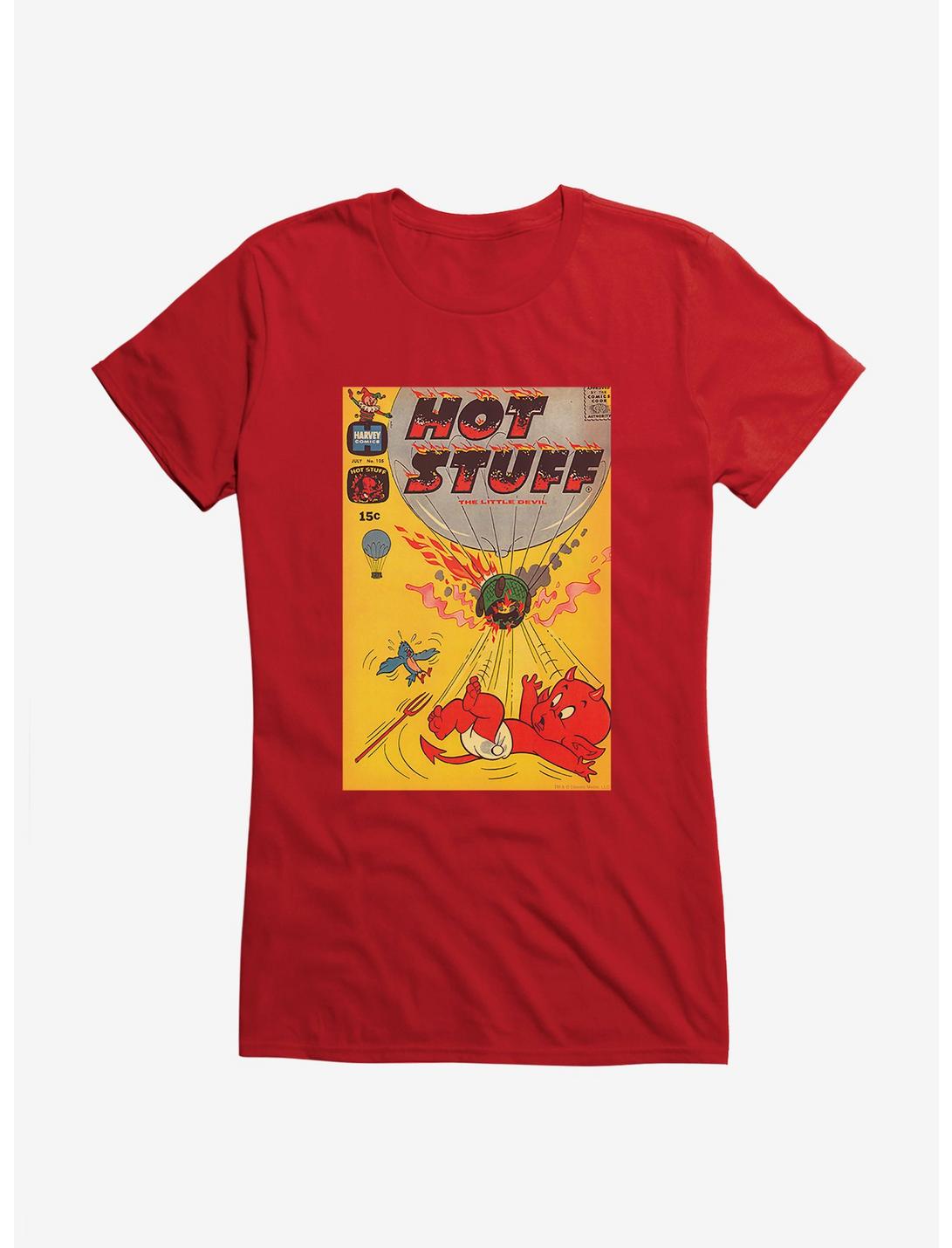 Hot Stuff The Little Devil Air Balloon Comic Cover Girls T-Shirt, , hi-res