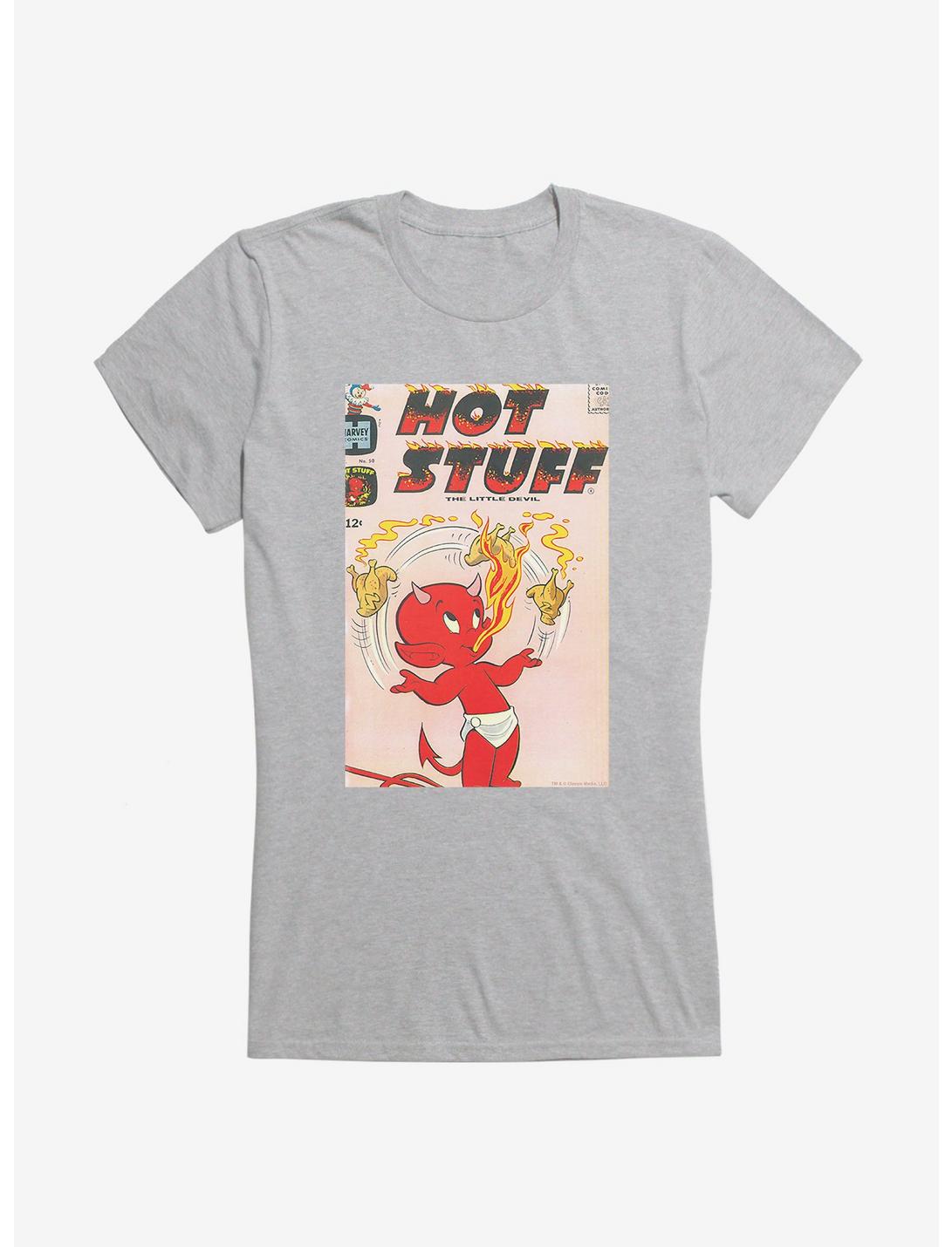 Hot Stuff The Little Devil Juggling Comic Cover Girls T-Shirt, , hi-res