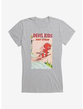 Hot Stuff The Little Devil Ski Trip Comic Cover Girls T-Shirt, , hi-res