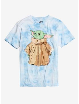 Star Wars The Mandalorian The Child Sketch Tie-Dye Boyfriend Fit Girls T-Shirt, , hi-res