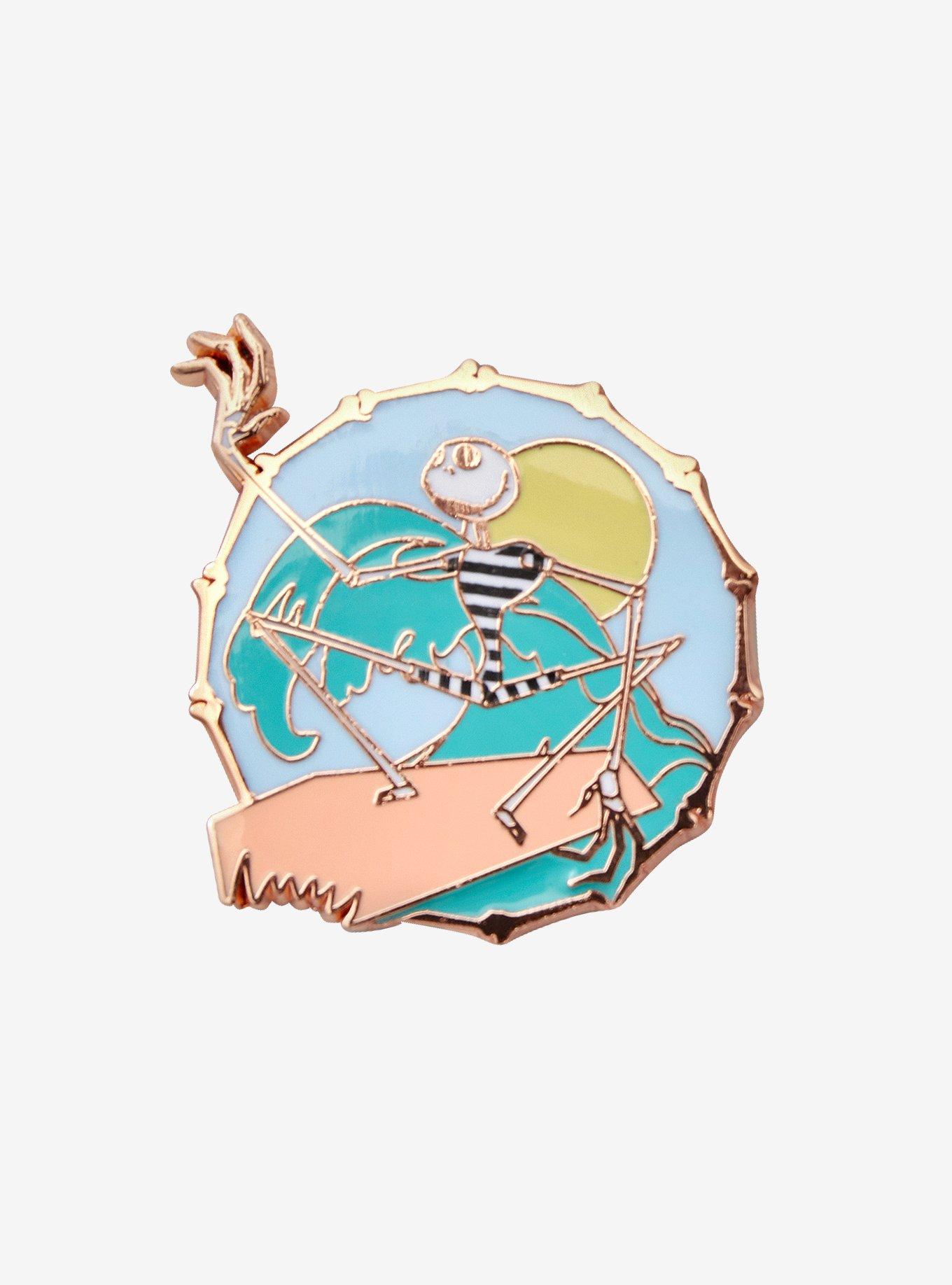 Disney The Nightmare Before Christmas Summer Jack Beach Enamel Pin - BoxLunch Exclusive, , hi-res