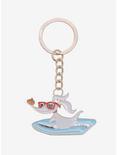 Disney The Nightmare Before Christmas Summer Zero Surf Enamel Keychain - BoxLunch Exclusive, , hi-res