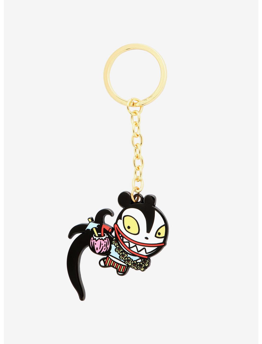 Disney The Nightmare Before Christmas Summer Scary Teddy Enamel Keychain - BoxLunch Exclusive, , hi-res