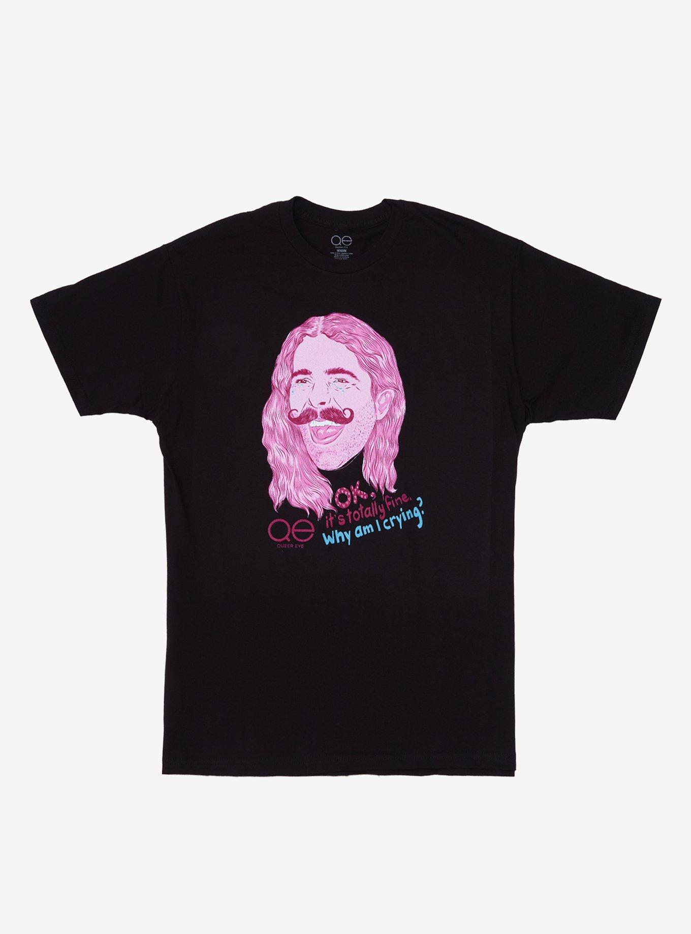 Queer Eye Jonathan Van Ness Totally Fine T-Shirt, GREY, hi-res