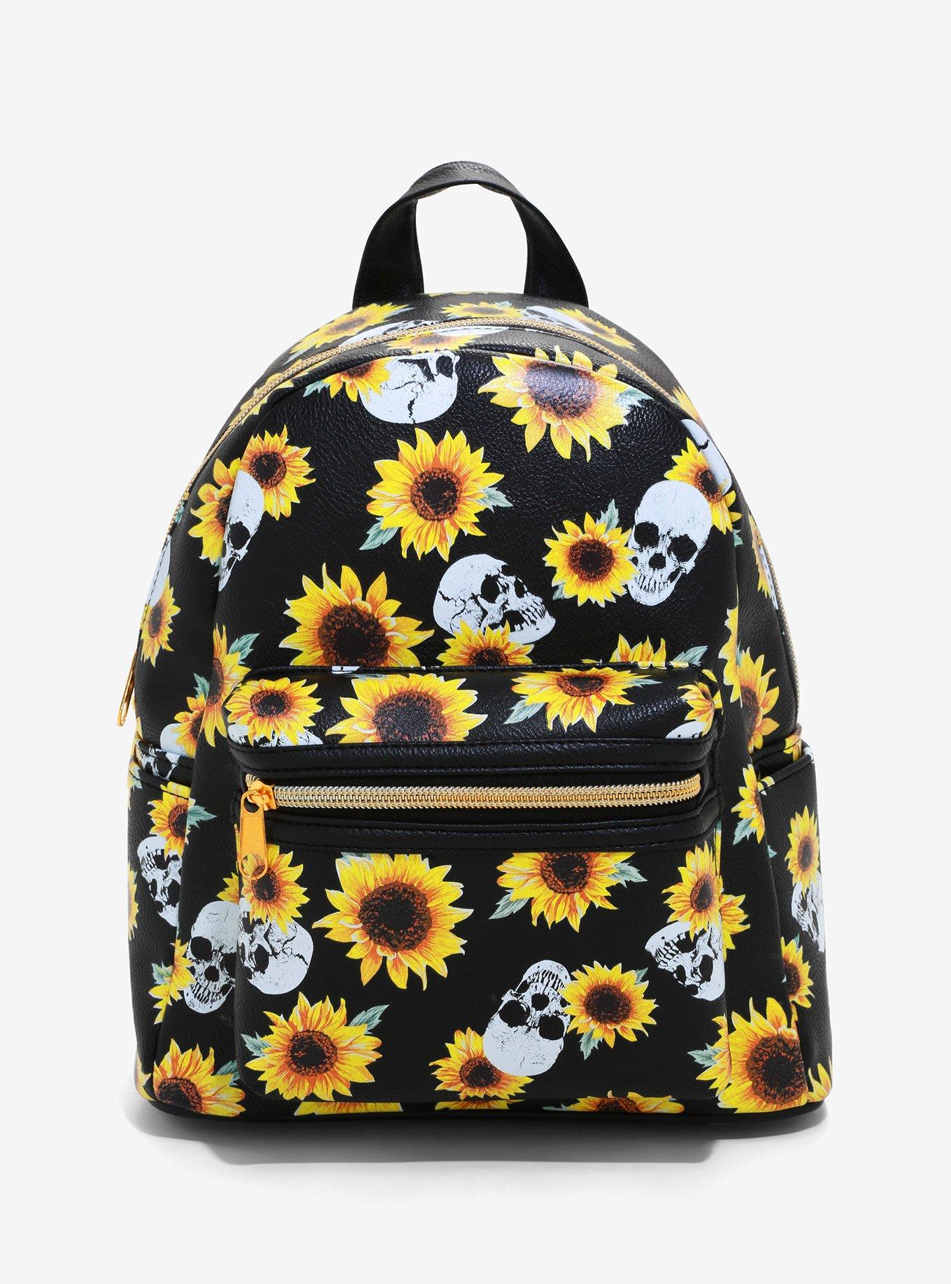 Black sunflower outlet backpack